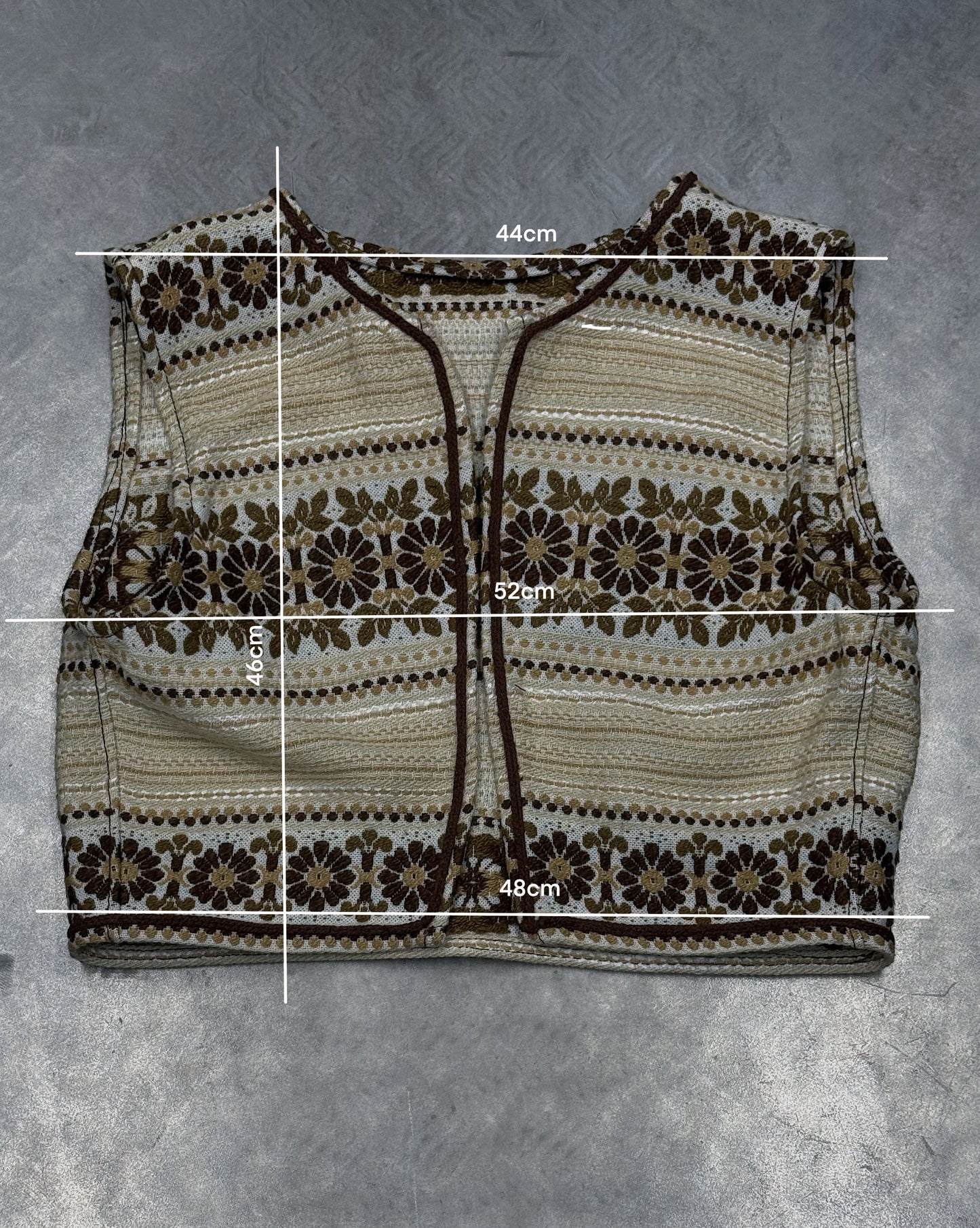 1/1 Harvest Tapestry Vest + Belt