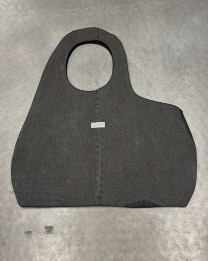 1/1 Studded Sculptural Black/Grey Denim Bag