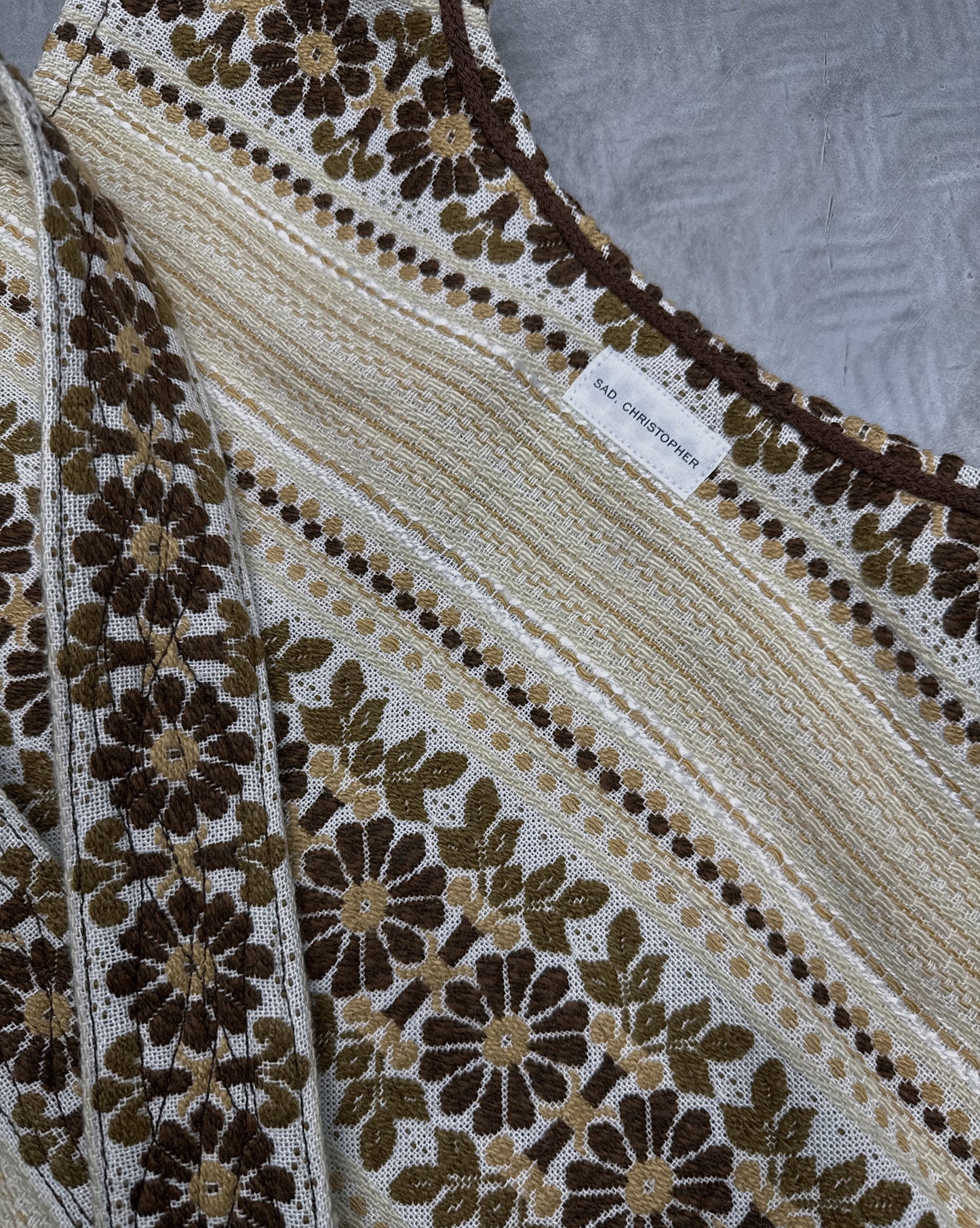 1/1 Harvest Tapestry Vest + Belt