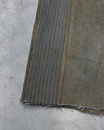 1/1 Foot Bootprint Hand-Dyed Upcycled Vintage Jeans
