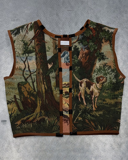 Reversible Woodland Tapestry Vest