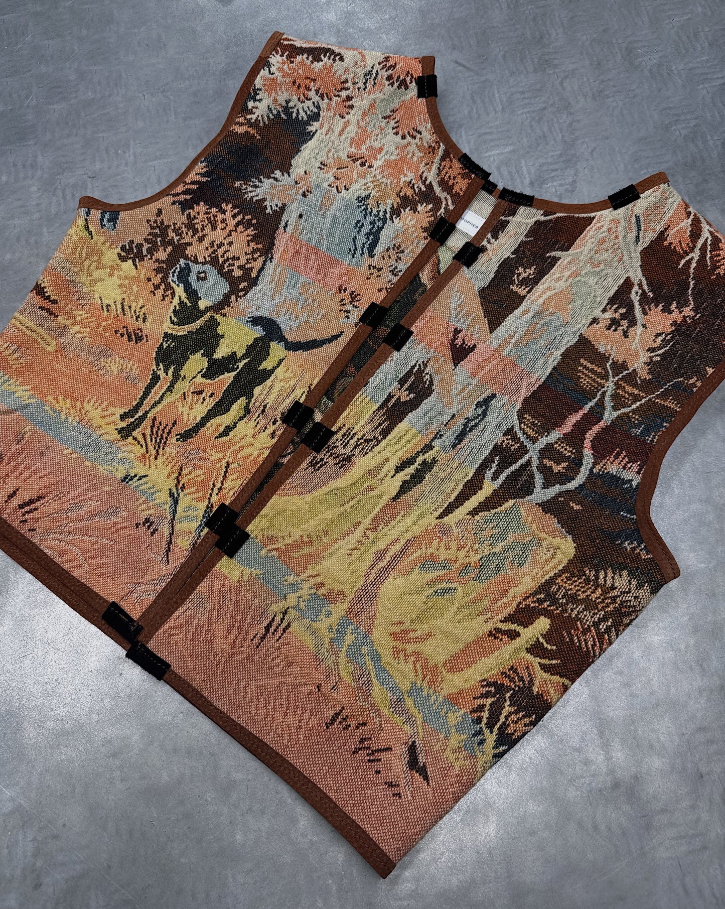 Reversible Woodland Tapestry Vest