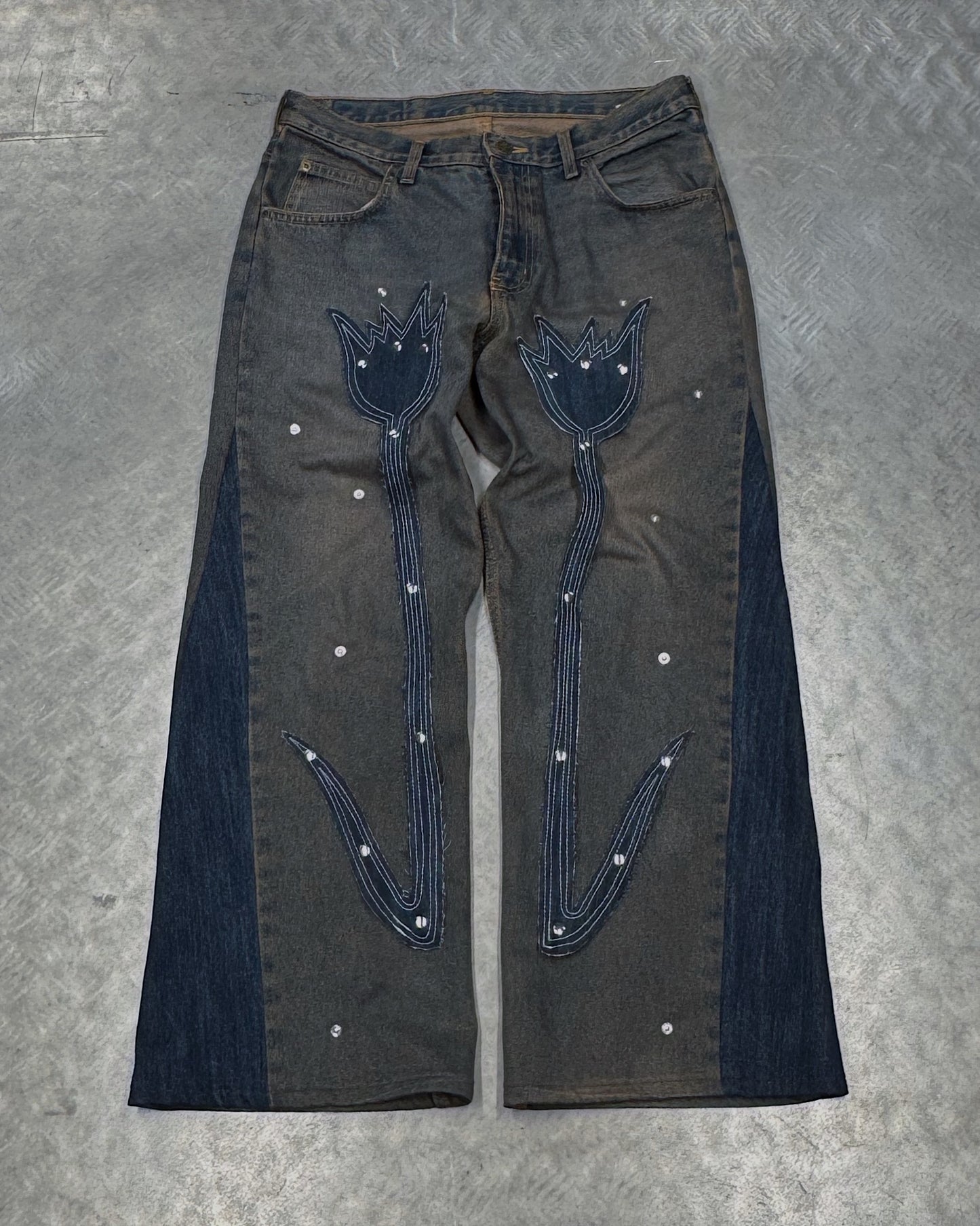 1/1 Contrast Flight Upcycled Jeans