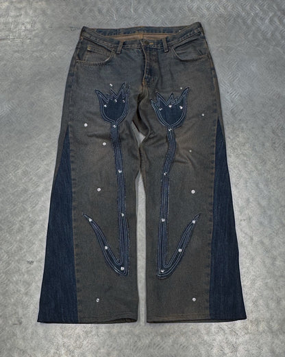 1/1 Contrast Flight Upcycled Jeans