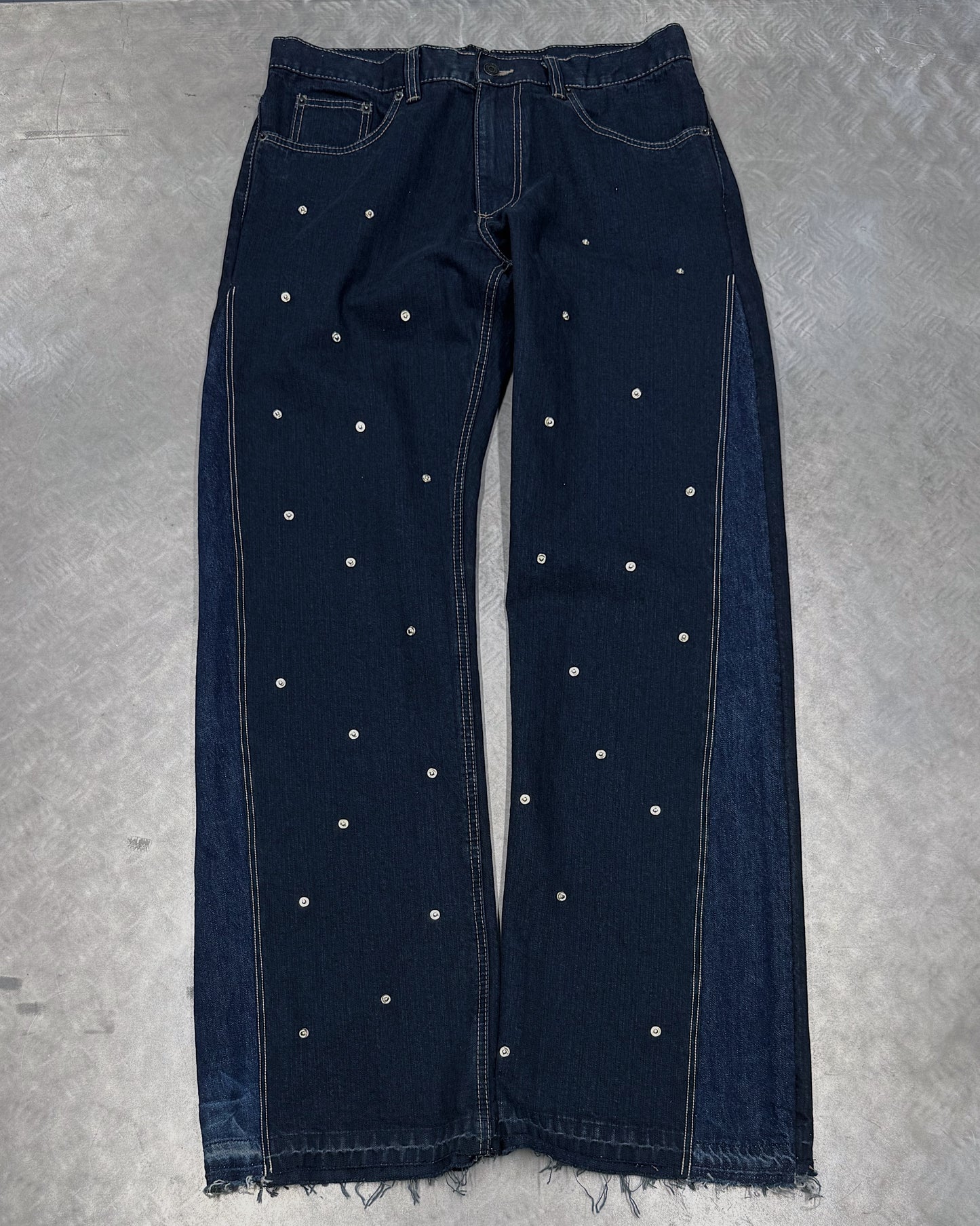 1/1 Bloom Stud Upcycled Vintage Jeans