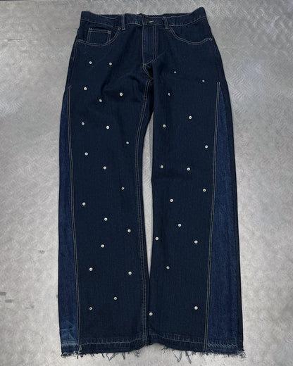 1/1 Bloom Stud Upcycled Vintage Jeans