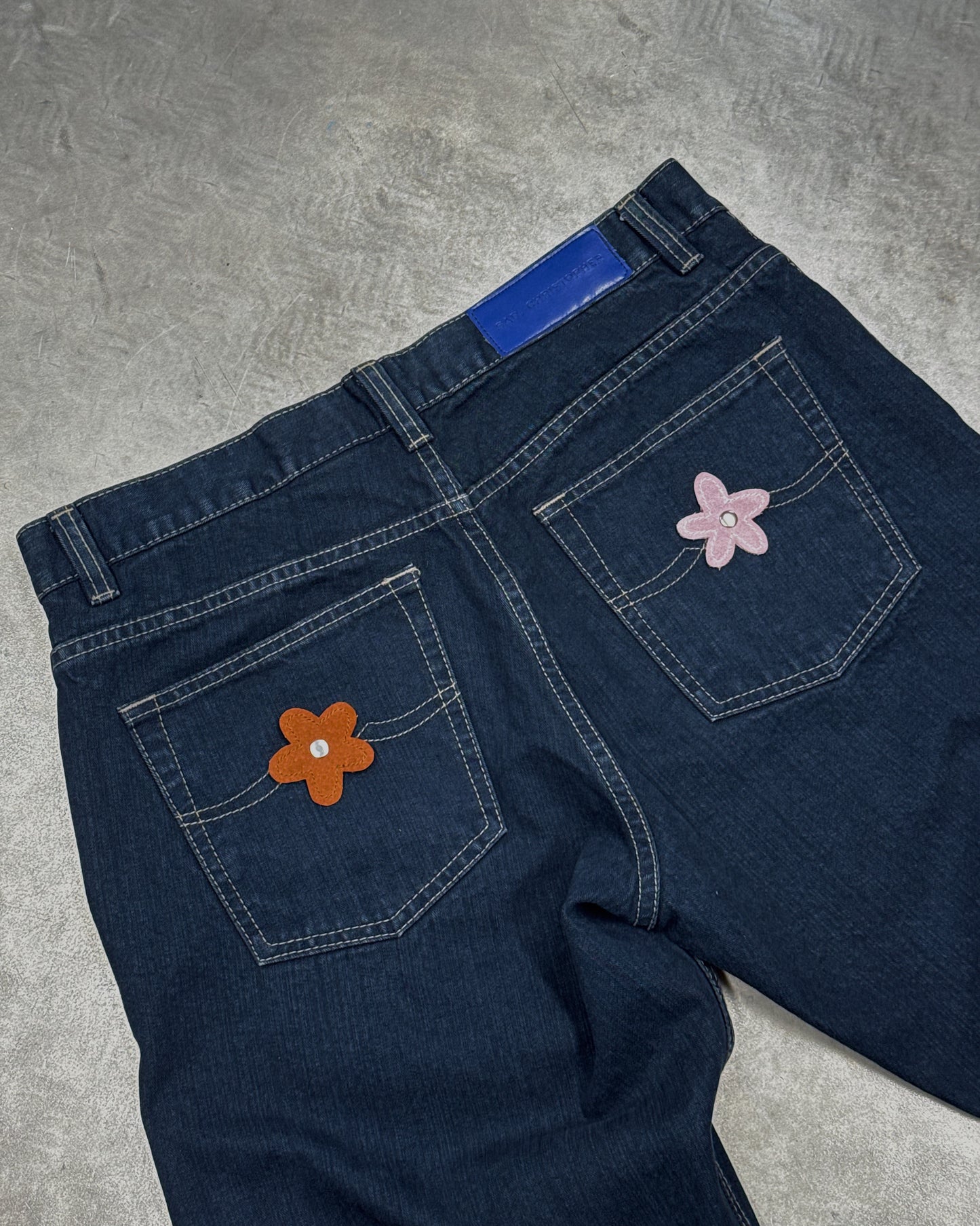 1/1 Bloom Stud Upcycled Vintage Jeans