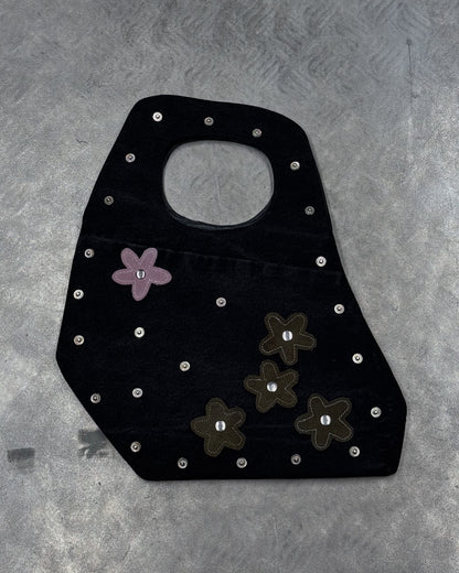 1/1 Studded Sculptural Denim Mini Bag