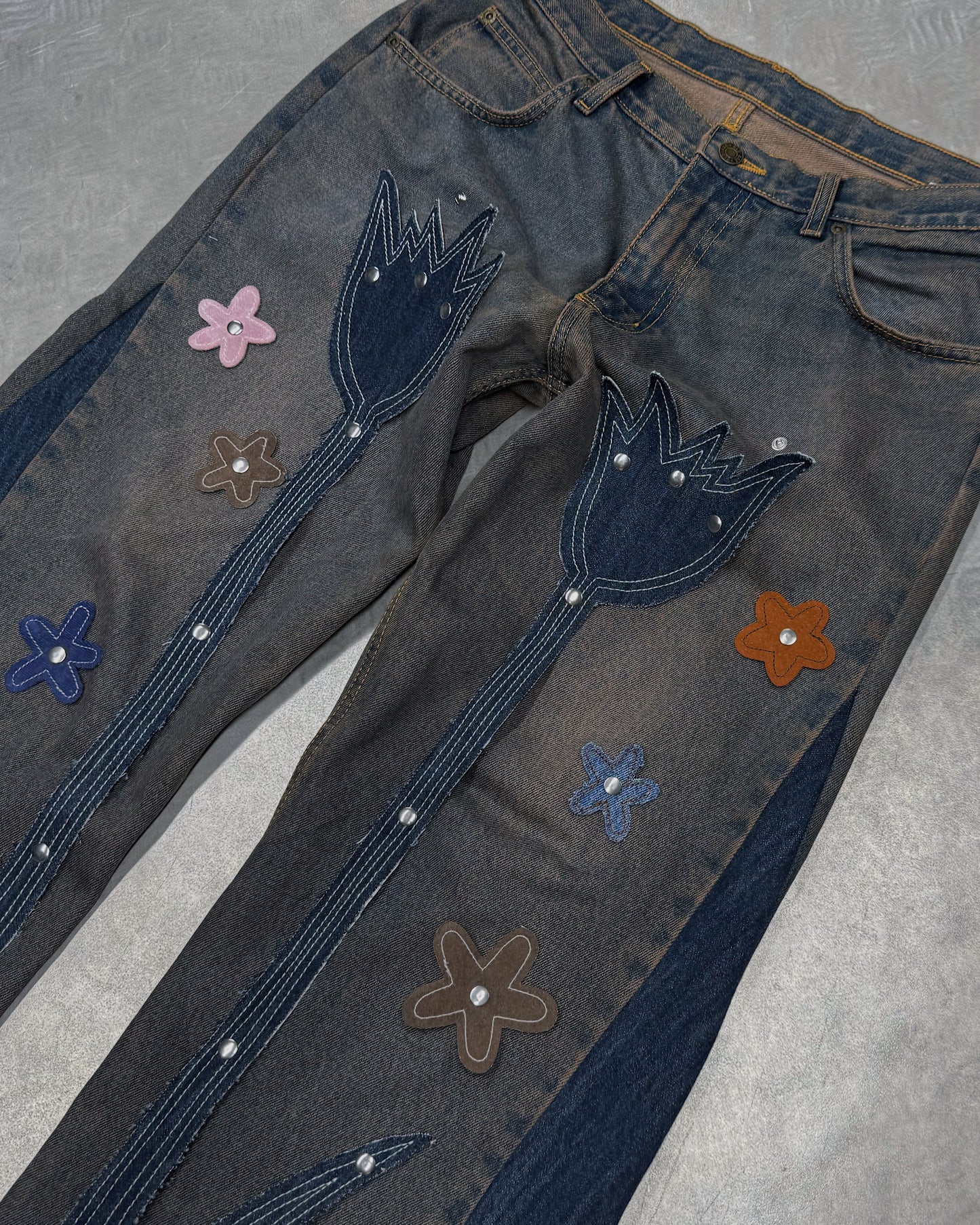 1/1 Contrast Flight Upcycled Jeans