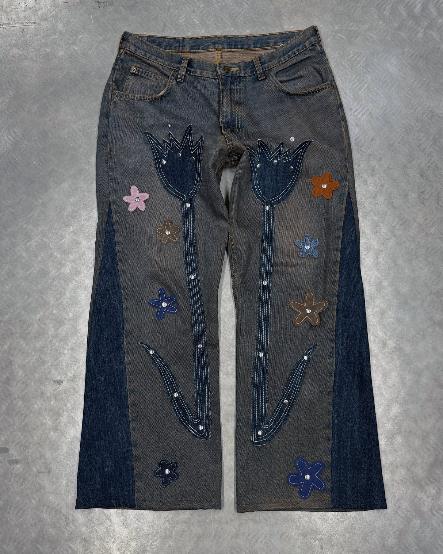 1/1 Contrast Flight Upcycled Jeans
