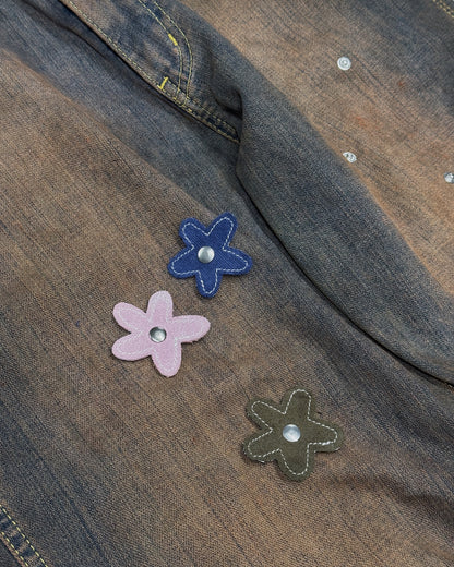 1/1 Brown Rusty Upcycled Vintage Denim