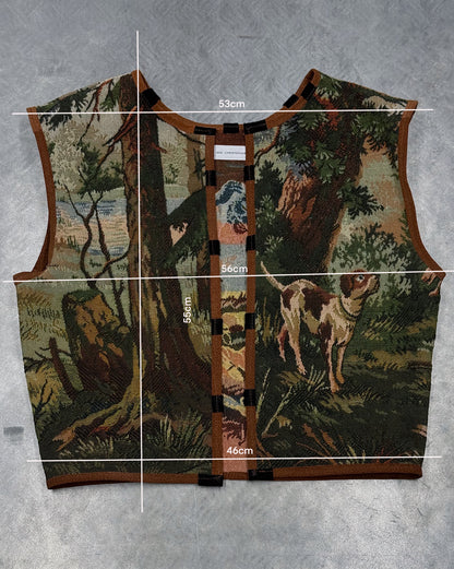 Reversible Woodland Tapestry Vest