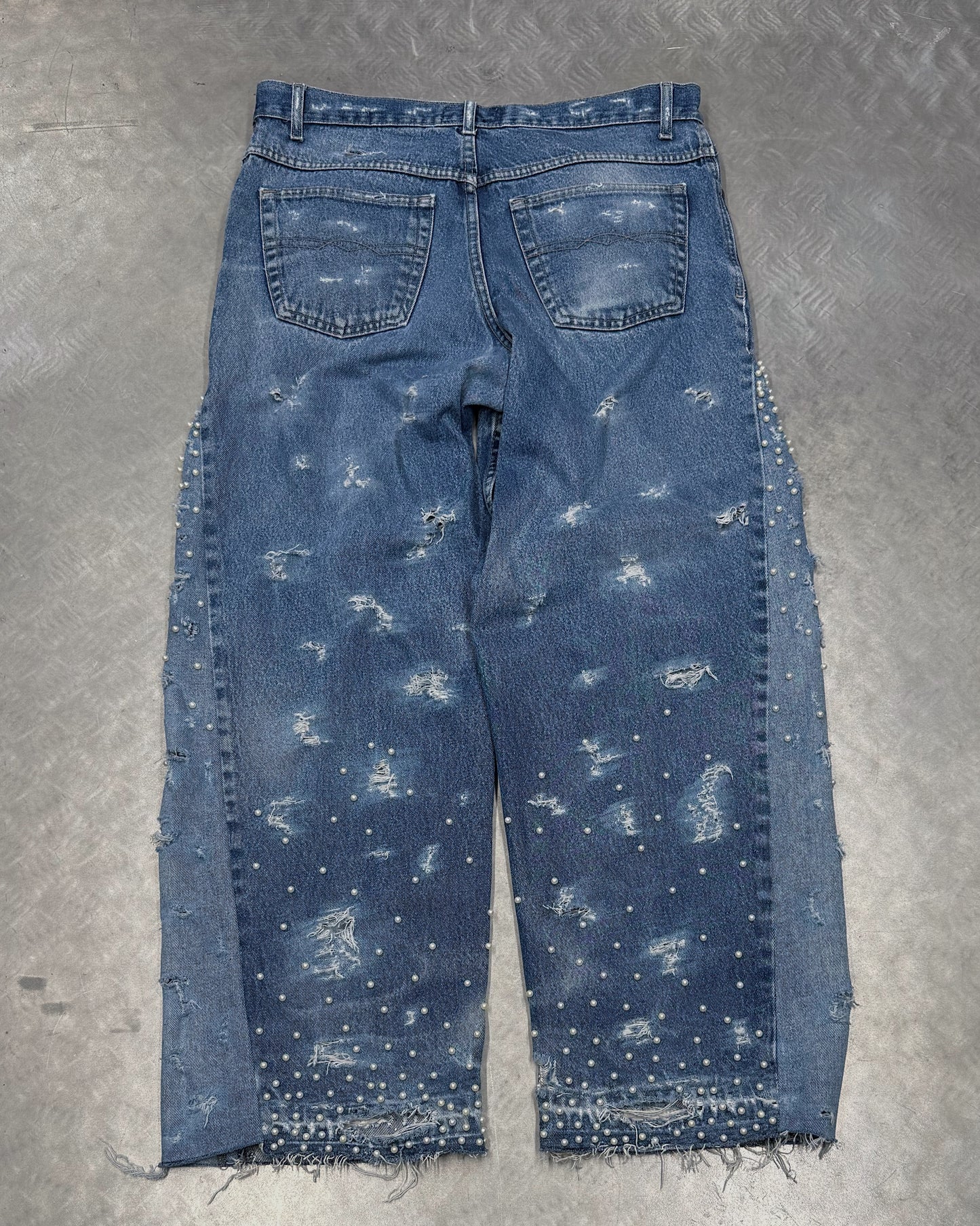 1/1 Pearl Riot Upcycled Vintage Jeans