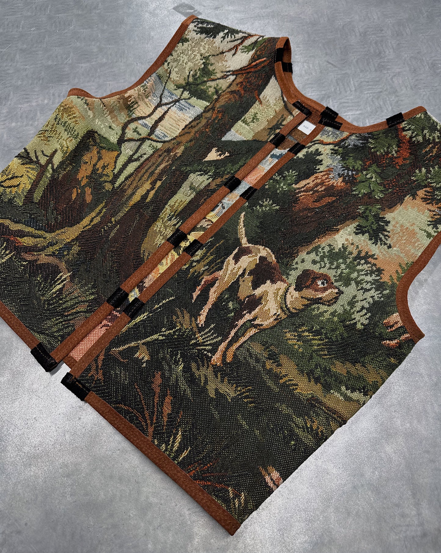 Reversible Woodland Tapestry Vest