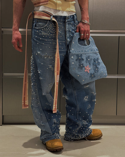1/1 Pearl Riot Upcycled Vintage Jeans