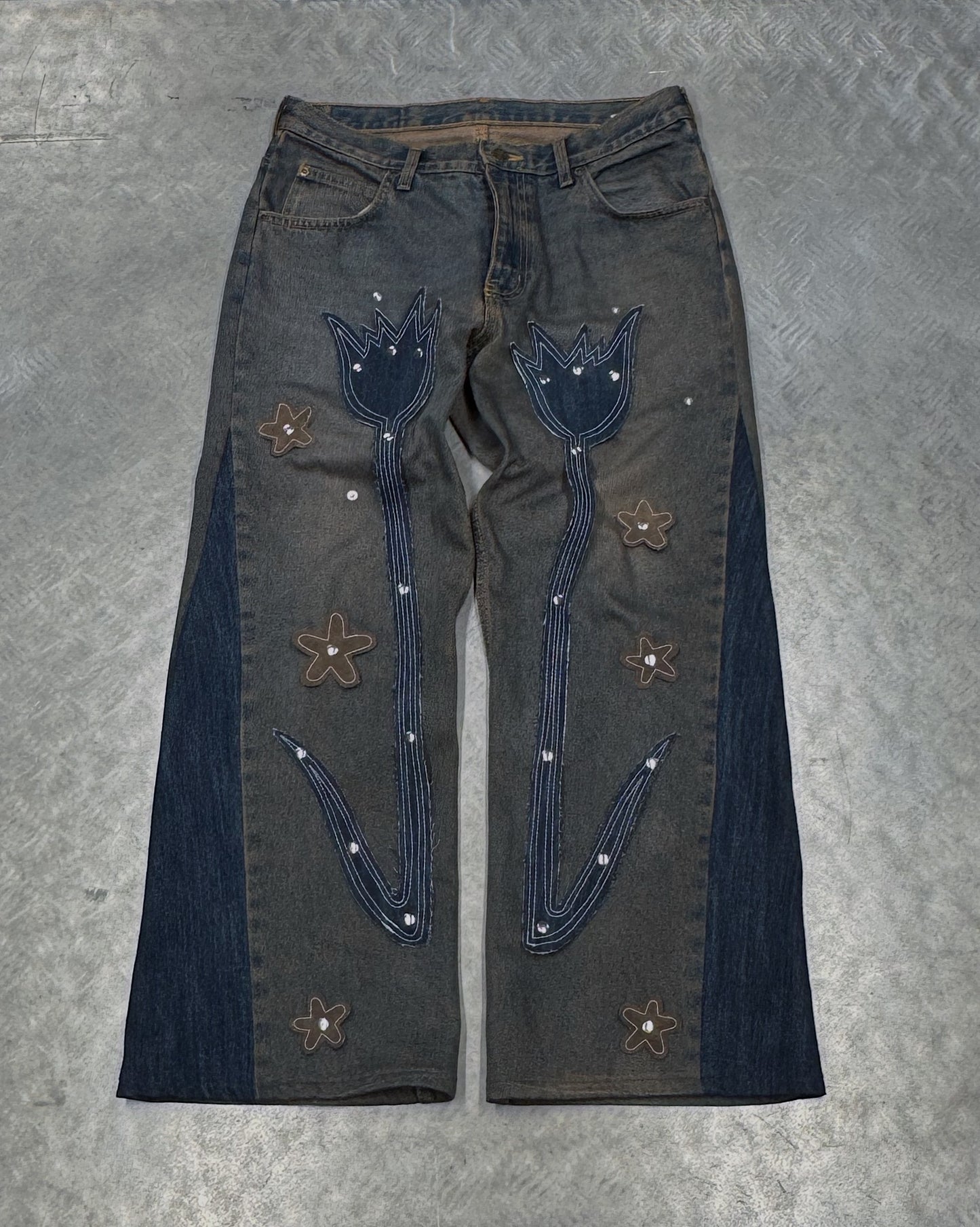 1/1 Contrast Flight Upcycled Jeans