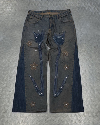 1/1 Contrast Flight Upcycled Jeans