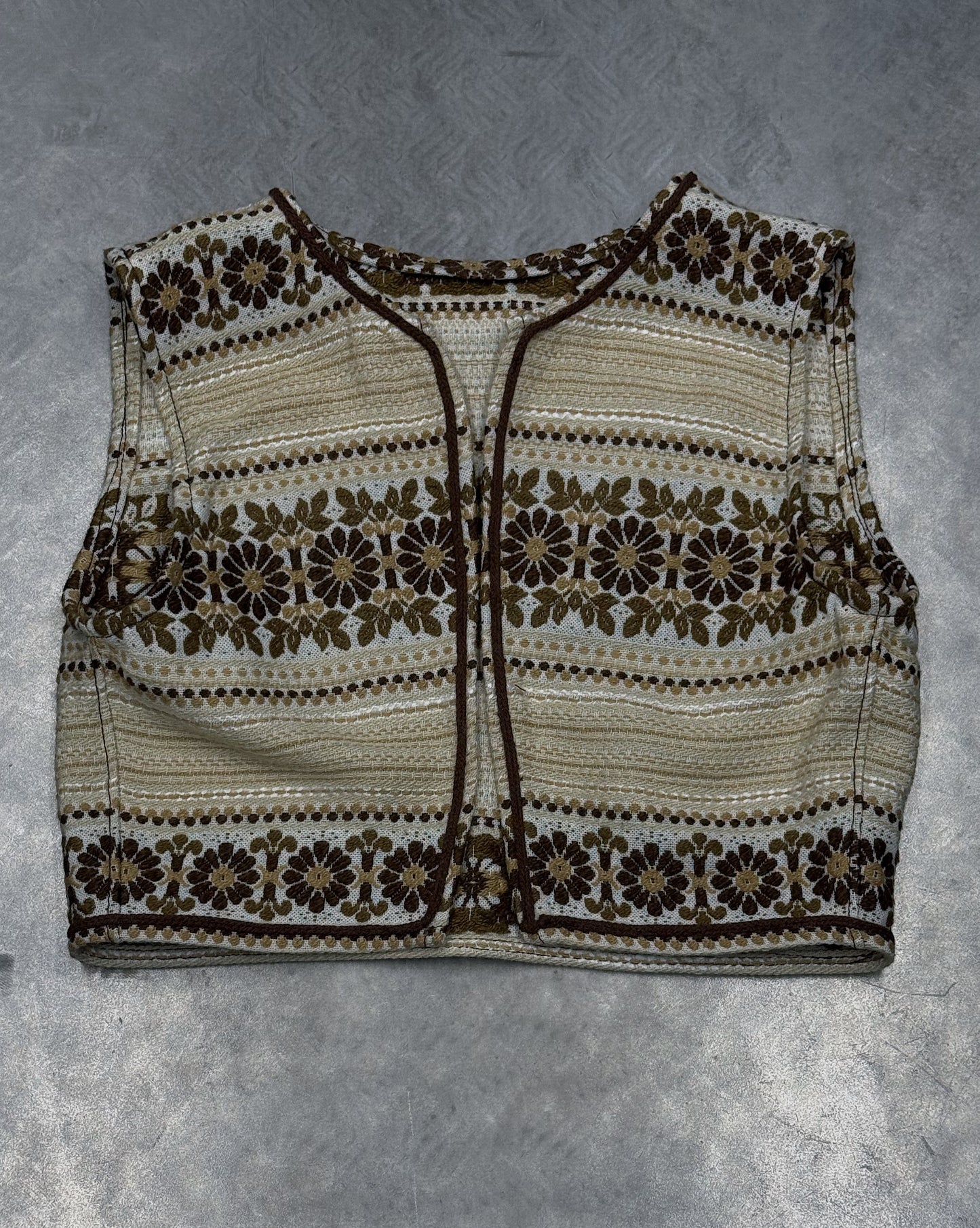 1/1 Harvest Tapestry Vest + Belt