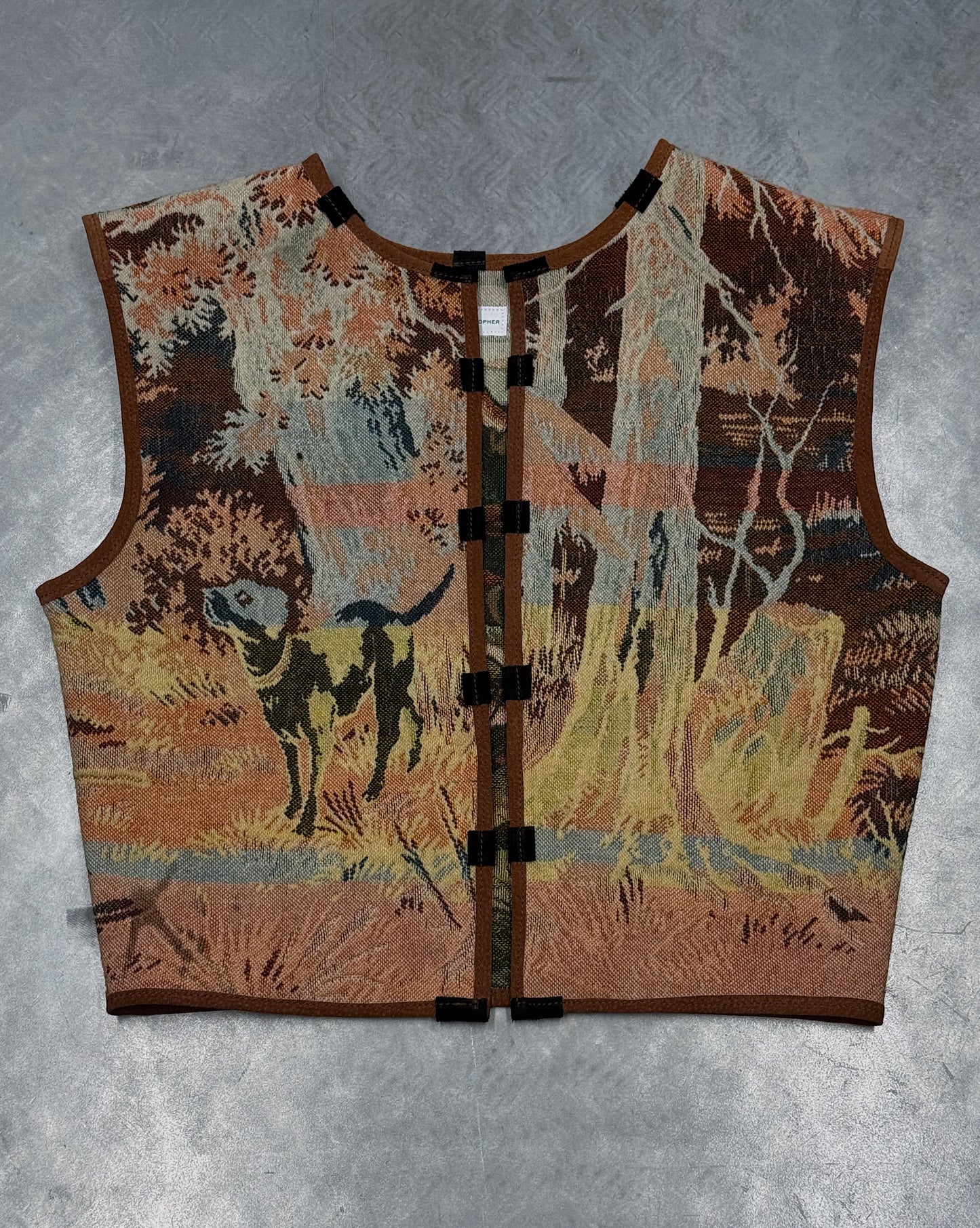 Reversible Woodland Tapestry Vest