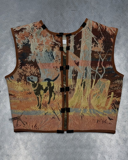 Reversible Woodland Tapestry Vest