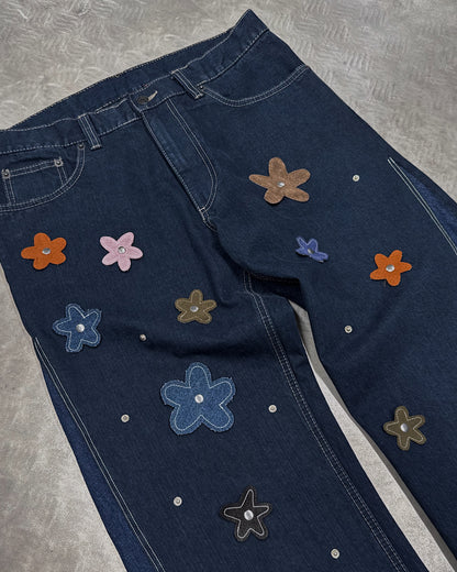 1/1 Bloom Stud Upcycled Vintage Jeans