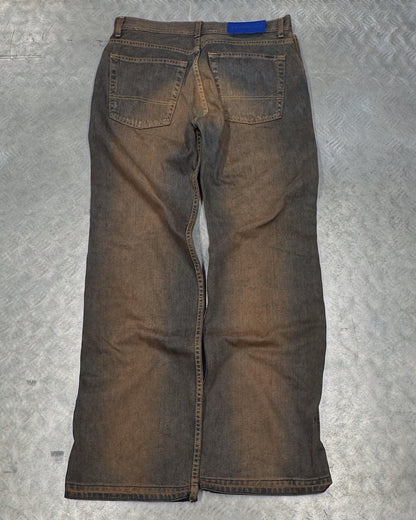 1/1 Brown Rusty Upcycled Vintage Denim