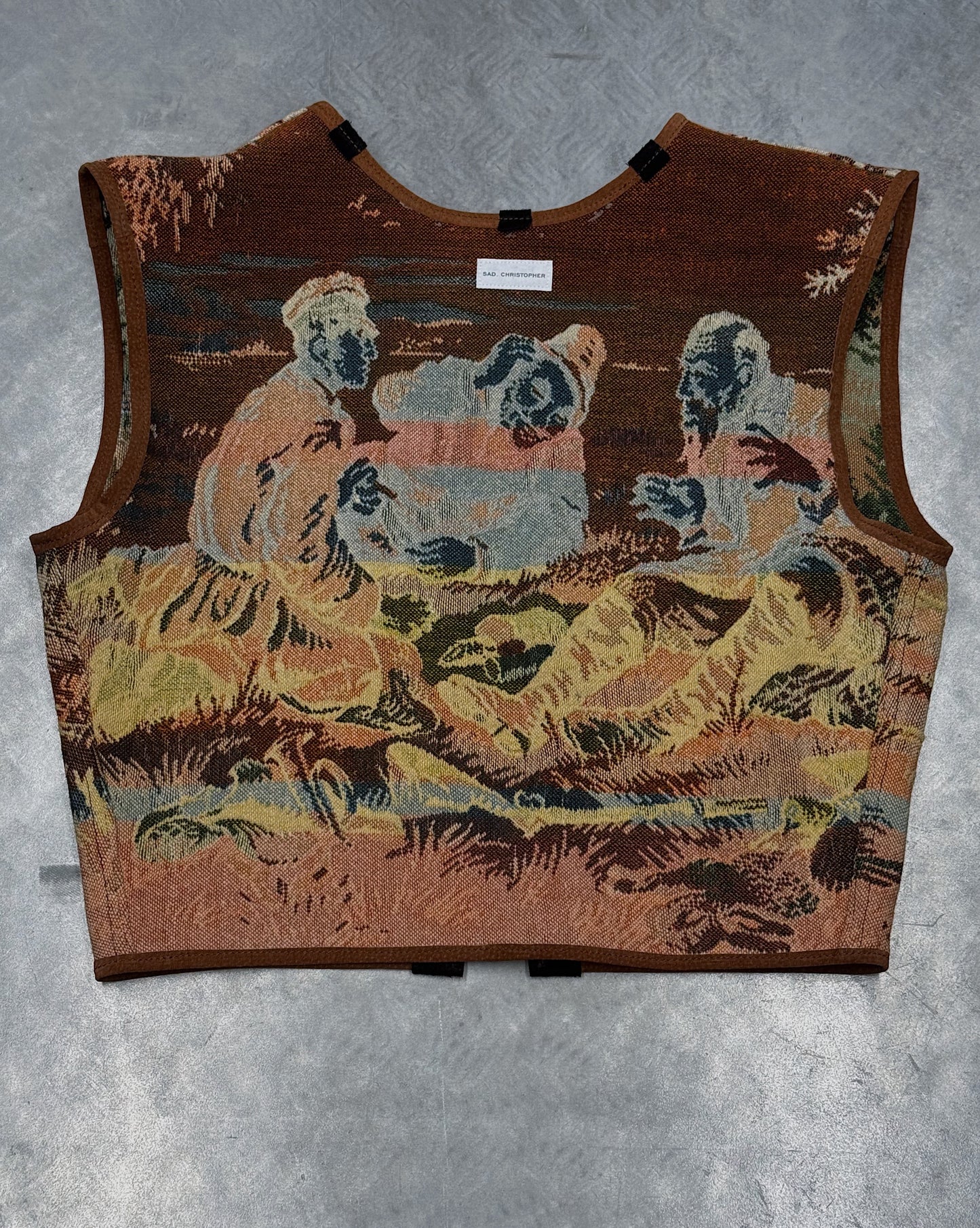 Reversible Woodland Tapestry Vest