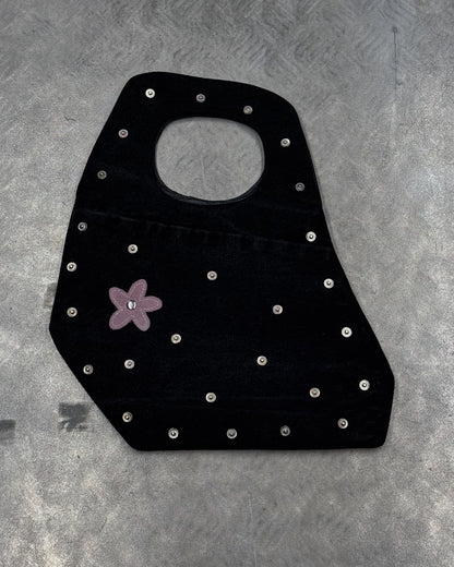 1/1 Studded Sculptural Denim Mini Bag