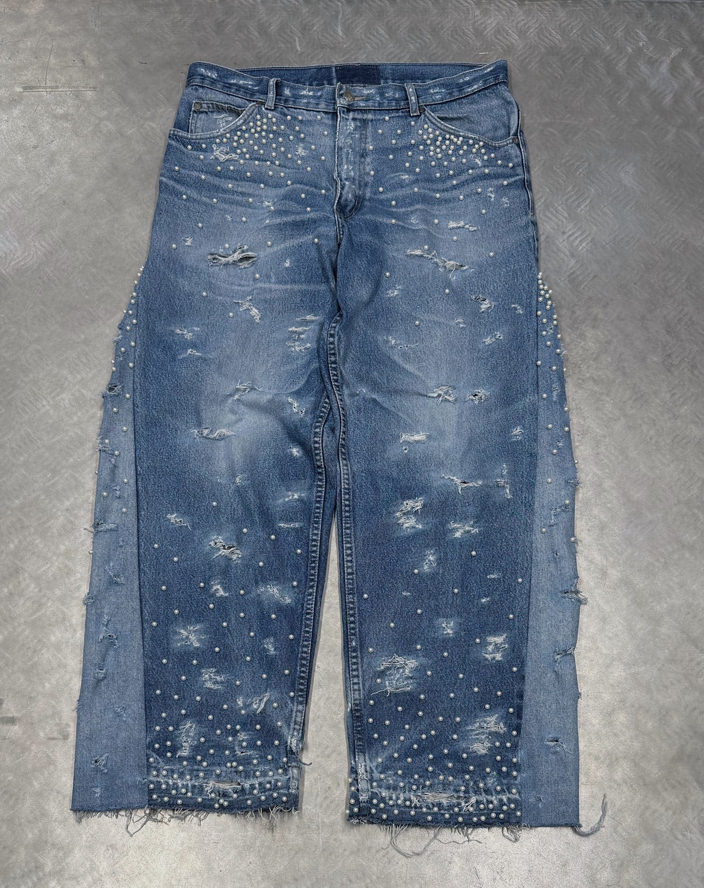 1/1 Pearl Riot Upcycled Vintage Jeans
