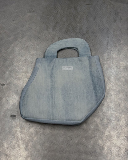 1/1 Studded Light Blue Jeans Puffed Mini Bag